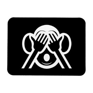 3 Wijze Apen Mizaru 見ざる Zie GEEN Kwaad Emoji Magneet