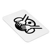 3 Wijze Apen Mizaru 見ざる Zie GEEN Kwaad Emoji Magneet (Rechterzijde)