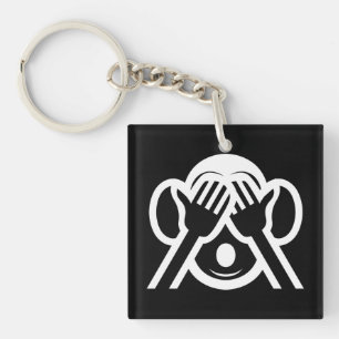 3 Wijze Apen Mizaru 見ざる Zie GEEN Kwaad Emoji Sleutelhanger