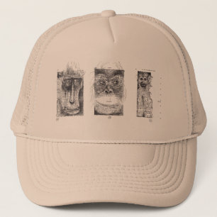 3 wijze Apen voor Chinees Nieuwjaar Zodiac Pet