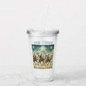 3 Wijze mannen Acryl Drinkbeker (Achterkant)