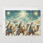 3 Wijze mannen Feestdagenkaart (Voorkant)