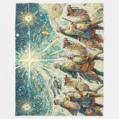 3 Wijze mannen Fleece Deken (Voorkant)