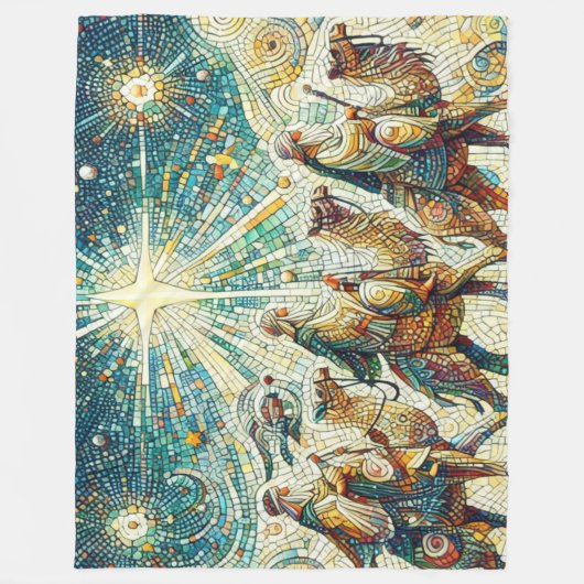 3 Wijze mannen Fleece Deken (Voorkant)