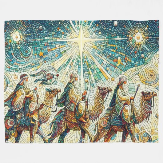 3 Wijze mannen Fleece Deken (Voorkant (Horizontaal))