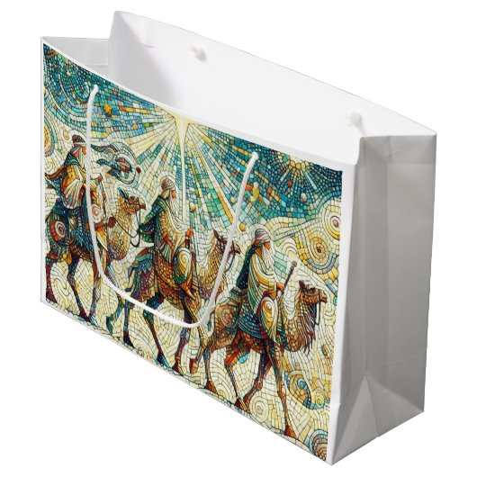 3 Wijze mannen Groot Cadeauzakje (Voorkant Gekanteld)