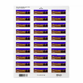 3 wijze Mannen kerstlabels Etiket (Full Sheet)