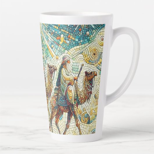 3 Wijze mannen Latte Mok (Rechts)