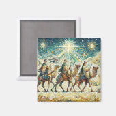 3 Wijze mannen Magneet (Voorkant / Achterkant)