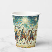 3 Wijze mannen Papieren Bekers (Voorkant)