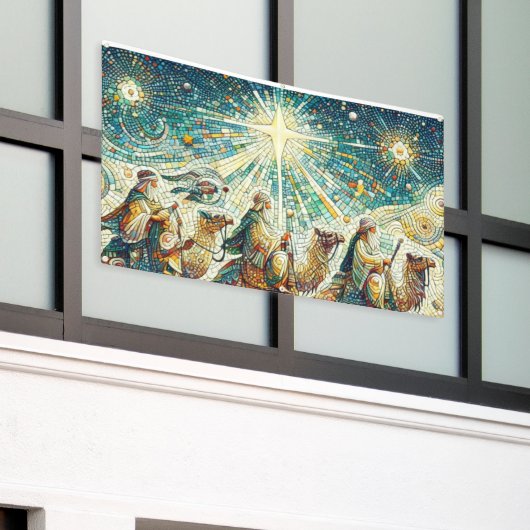 3 Wijze mannen Spandoek (Buitenkant Gebouw)
