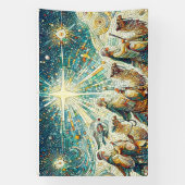 3 Wijze mannen Spandoek (Verticaal)