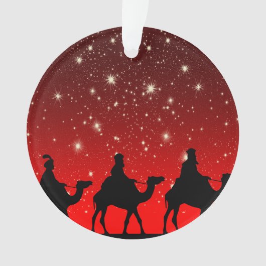 3 wijze mannen versieren ornament (voorkant)