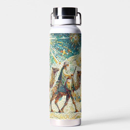 3 Wijze mannen Waterfles (Achterkant)