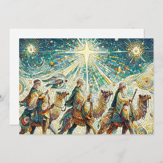 3 Wijzen Feestdagenkaart (Voorkant / Achterkant)