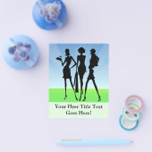 3 Winkelvrouwen vrienden Flyer (Enkel)