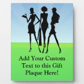 3 Winkelvrouwen vrienden Fotoplaat (Voorkant)