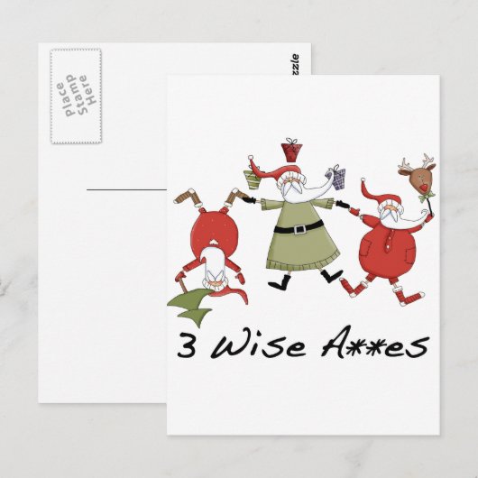3 Wise Mannen Briefkaarten (Voorkant / Achterkant)