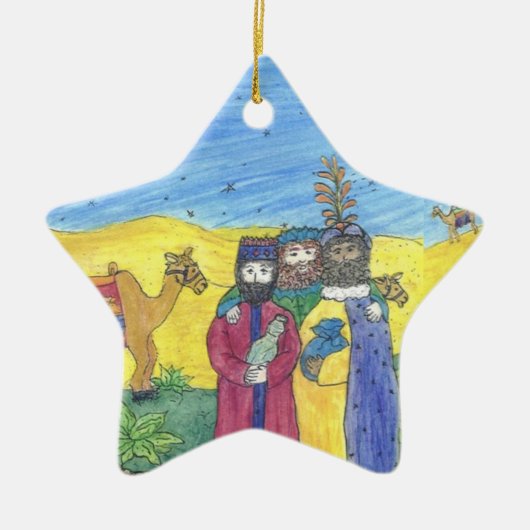 3 Wise Men CHRISTmas ornament personalize (Voorkant)