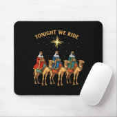 3 Wise Men Tonight We Ride Christmas  Muismat (Met muis)