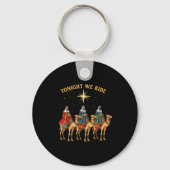 3 Wise Men Tonight We Ride Christmas Sleutelhanger (Voorkant)