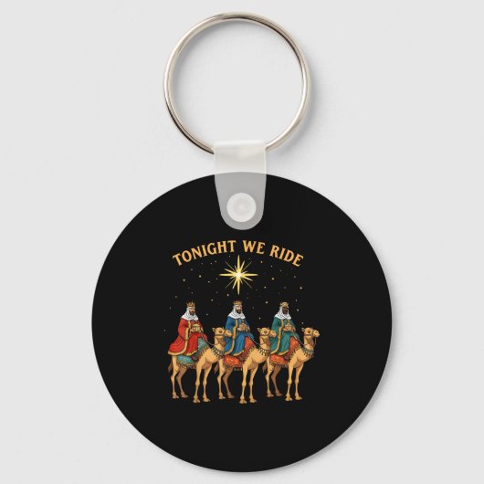 3 Wise Men Tonight We Ride Christmas Sleutelhanger (Voorkant)