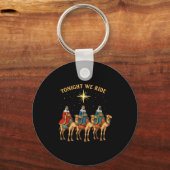 3 Wise Men Tonight We Ride Christmas Sleutelhanger (Voorkant)