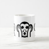 3 Wise Monkeys Emoji Koffiemok (Center)