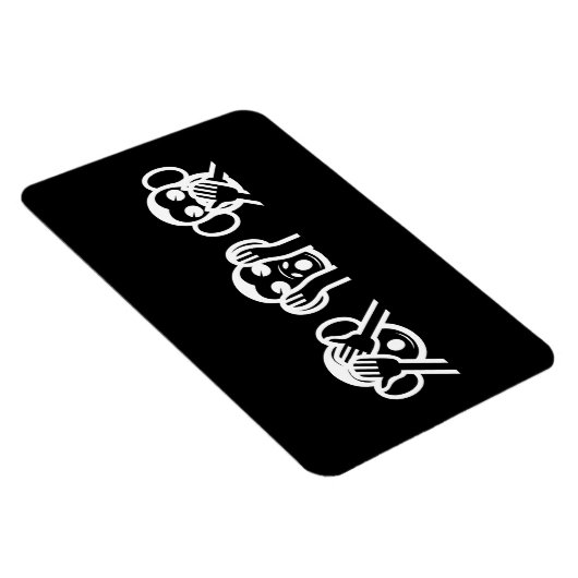 3 Wise Monkeys Emoji Magneet (Rechterzijde)