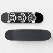 3 Wise Monkeys Emoji Persoonlijk Skateboard (Horizontaal)