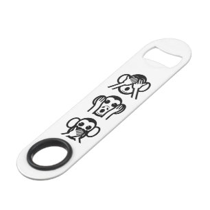 3 Wise Monkeys Emoji Speed Flessenopener