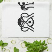 3 Wise Monkeys Emoji Theedoek (Gevouwen)