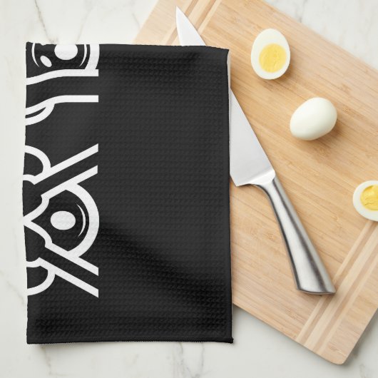 3 Wise Monkeys Emoji Theedoek (Quarter Fold)