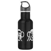 3 Wise Monkeys Emoji Waterfles (Achterkant)