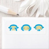 3 Wise Monkeys Etiket (Insitu)