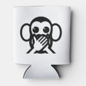 3 Wise Monkeys Iwazaru 言 ざ る Emoji Blikjeskoeler (Voorkant)