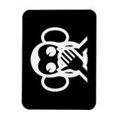 3 Wise Monkeys Iwazaru 言 ざ る Emoji Magneet (Verticaal)