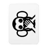 3 Wise Monkeys Iwazaru 言 ざ る Emoji Magneet (Verticaal)