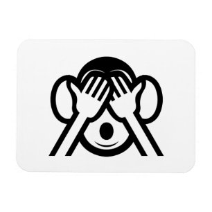 3 Wise Monkeys Mizaru 見 ざ る Zie GEEN Kwaad Emoji Magneet