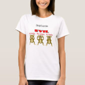 3 Wise Monkeys T-shirt (Voorkant)