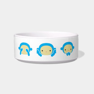 3 Wise Monkeys Voerbakje