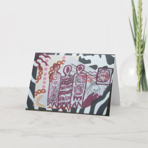 3 Wise Women Collage Feestdagen Kaart