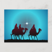 3 WISEMEN EN STAR van SHARON SHARPE Feestdagenkaart (Voorkant)