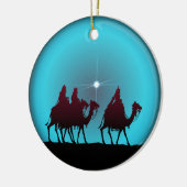 3 WISEMEN EN STAR van SHARON SHARPE Keramisch Ornament (Links)