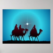 3 WISEMEN EN STAR van SHARON SHARPE Poster (Voorkant)