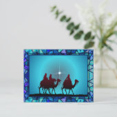 3 WISEMEN, STAR EN GRENS DOOR SHARON SHARPE BRIEFKAART (Staand voorkant)