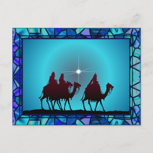 3 WISEMEN, STAR EN GRENS DOOR SHARON SHARPE BRIEFKAART (Voorkant)