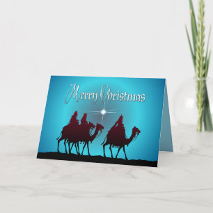 3 WISEMEN, TEKST & STER van SHARON SHARPE Feestdagen Kaart