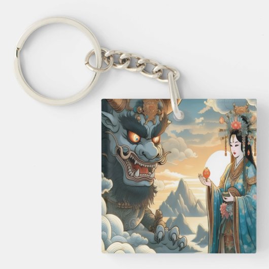 3 Wishes Oni Sleutelhanger (voorkant)