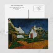 3 Witte Katoen Zintes-Maries, Vincent Van Gogh Briefkaart (Voorkant / Achterkant)